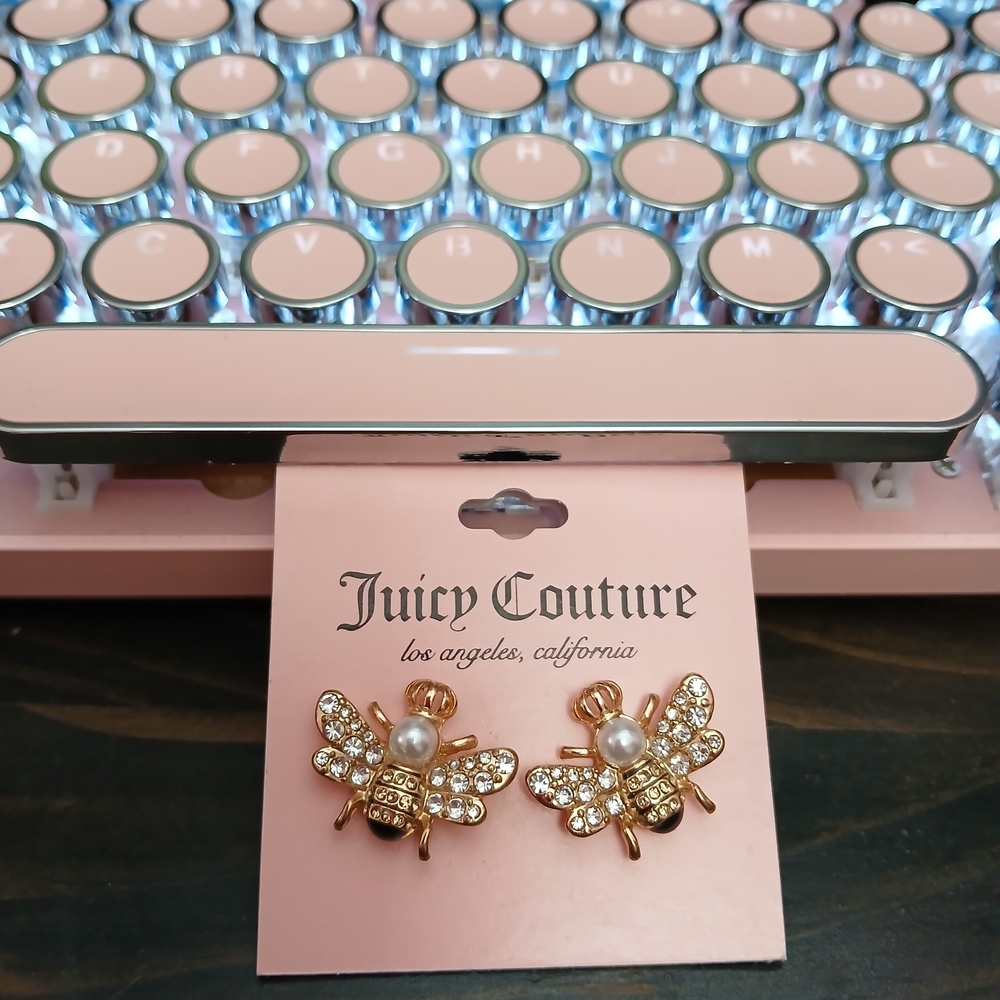 Juicy Couture Gold Bee Earrings
